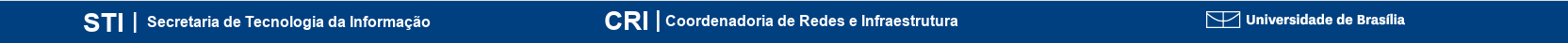 STI - CRI - Universidade de Brasília